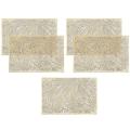 Hollow Placemats Table Mat,for Dining Table Wedding Restaurant Gold