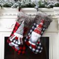 Christmas Decorations Santa Socks Ornaments Gift Bags Home Decor,a