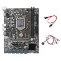 B250c Miner Motherboard+switch Cable with Light+sata Cable