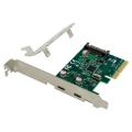 Pci-e to 2 Ports Usb3.1 Type-c 10 Gbps High-speed Rear Expansion Card
