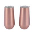 8 Packs Stemless Champagne Flutes Wine Tumbler