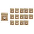 15pcs 11x10cm Universal Dust Bags for Philips Electrolux Lg Samsung