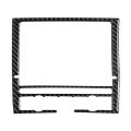 Screen Decoration Frame Panel Carbon Fiber Black Cover Trim