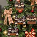 Christmas Tree Pendant Personalized Family Hanging Ornament 6 Bears