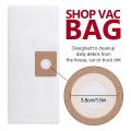 15 Pack Dust Collection Bag for Shop Vac Type B 2-2.5 Gallon 90668000