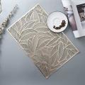 Hollow Placemats Table Mat,for Dining Table Wedding Restaurant Gold