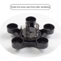 4 Pcs for Tesla Model 3 2021 Wheel Hub Center Protective Cover Carbon