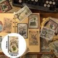 240pcs Vintage Postage Stamp Stickers, for Scrapbooking, Journaling