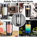 Shaker Bottle for Protein Mixes Rechargeable Black