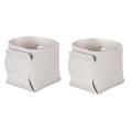 2pcs Leather Porch Key Storage Box Jewelry Brush Storage Basket,d