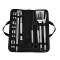 20pcs Bbq Grill Accessories Tools Set, Stainless Steel Grilling Kit
