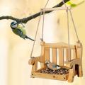 Swing Chair Bird Feeder Hanging Bird Feeder for Wild Birds Feeding-a