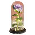 Rose Gift Decoration Rose Artificial Rose Gift Led Lamp Anniversary,c