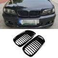 Gloss Black Front Hood Kidney Grill for -bmw E46 3 Series 2002-2005