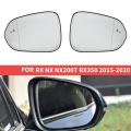 Left Side Mirror Glass with Backing Plate for Rx 16-20 Nx 15-20