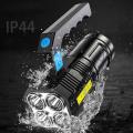 4 Led Rechargeable Flashlight Cob Light for Outdoor Camping Lantern