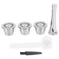 Coffee Capsule Set Stainless Steel for Nespresso Coffee Machine
