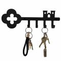 Decorative Wall Iron Key Holder, 4 Key Hooks for Car Or House Keys