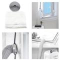 White + Gray Waterproof Pu Coating 4m Soft Cloth Sealing Baffle