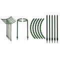 12 Pcs Small Plant Support Stakes,garden Green Plant Support Ring