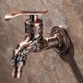 G1/2 Inch Outdoor Vintage Garden Wall Mounted Faucet -rose Gold