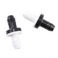 4pcs 3/8 Inch 10mm Inline Abs One Way Water Non Return Check Valve