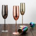 280ml 304 Stainless Steel Cocktail Glass Goblet Champagne Glass, C