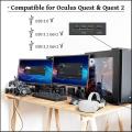 For Oculus Quest 2, Charging & Pc Data Transfer Usb C 3.2 Gen1 Cable