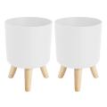 Modern Plant Pots with Legs Holder Floor Standing Potted Flower Pot-2