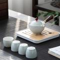 Creative Portable Tea Making Teaware Sets Automatic Spinning Tea Set