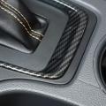 Car Carbon Fiber Abs Gear Shift Frame Cover for Ford Ranger 2015-2021
