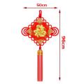 Chinese Knot, Chinese Feng Shui Lucky Charm Knot with Pendant D
