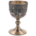 Wine Cup Small Goblet Household Copper Wine Glass Carving Pattern