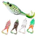 Frog Lures Kit with Propeller Footboards, Lures for Bass Fishing Set