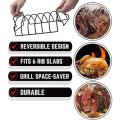 2 Pcs Rib Rack for Grill with Brush,for Smoking,barbecue Meat Stand