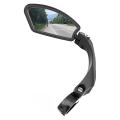 Stainless Steel Lens Handlebar Bike Mirror Safe Rearview Mirror