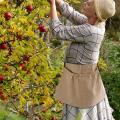 Foraging Bag Storage Bag Harvesting and Weeding Apron Khaki