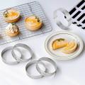 8 Pack Stainless Steel Tart Rings, Cake Ring,round Cake Baking Tools