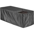 Outdoor Deck Box Cover with Zipper Storage Protective Cover Large