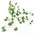 2m Long Artificial Plants Green Ivy Leaves Decoration,green Lotus