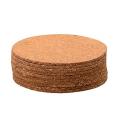 Set Of 10 Cork Bar Drink Coasters 90mm, 5mm Thick