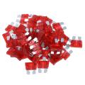 50x Motorcycle Car Atc Ato Blade Fuse Fuse Fuse Red 10a