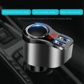Car Charger Splitter 12v-24v Socket Power with Led Digital Display