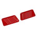 For Ford F150 2021 2022 Car Console Exhaust Port Cover,red