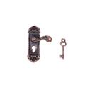 4pcs Doll House Door Lock 1:12 Alloy Retro House Miniature Door Lock