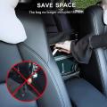Car Mesh Organizer, Seat Storage Bag for Tissue Purse Holder & Pocket