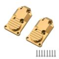 For Axial Scx24 1/24 Rc Car 2pcs Brass Diff Cover Housing Front Rear