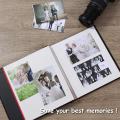 Photo Album Self Adhesive Scrapbook for Wedding/family Black