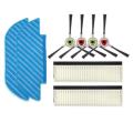Side Brush Hepa Filter Mop Cloths Rag Kit for Ecovacs Dk35 Dk33 Dk45
