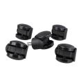 5 X Computer Chair Stem Swivel Castors Casters Wheels Black